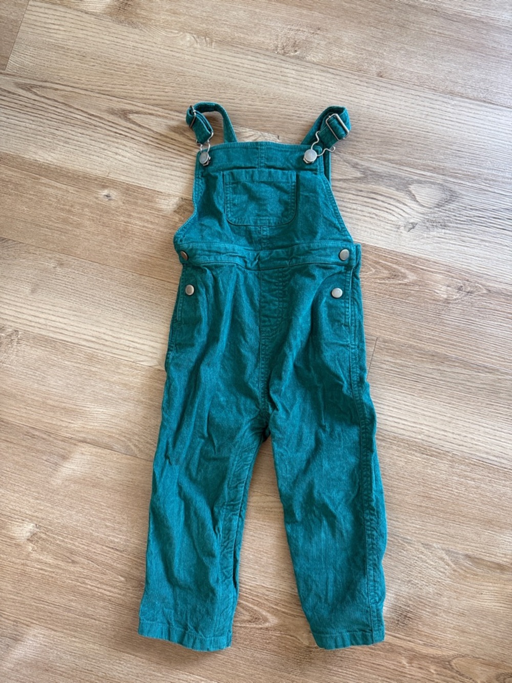 Hanna Andersson Teal Corduroy Kids Overalls